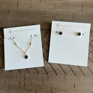 Kendra Scott Nola necklace + earring set
